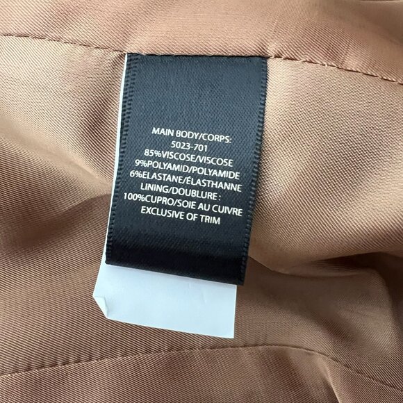 Landscape Black Fitted Blazer with One Shoulder Strap - Size 2 - Picture 7 of 9